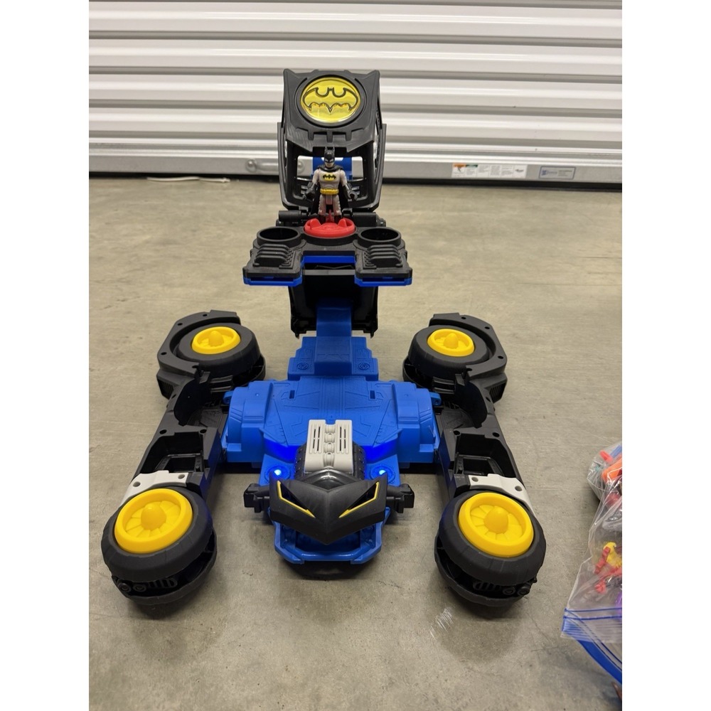 Fisher Price Imaginext DC Transforming BATMAN Batmobile R/C Car - Tested Works - Picture 15 of 15